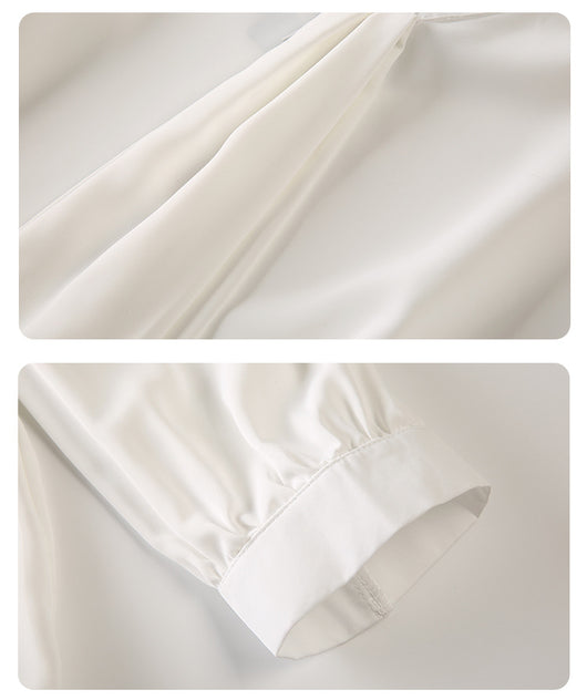 Blusa Elegante con Moño Francés para Mujer - Image 8