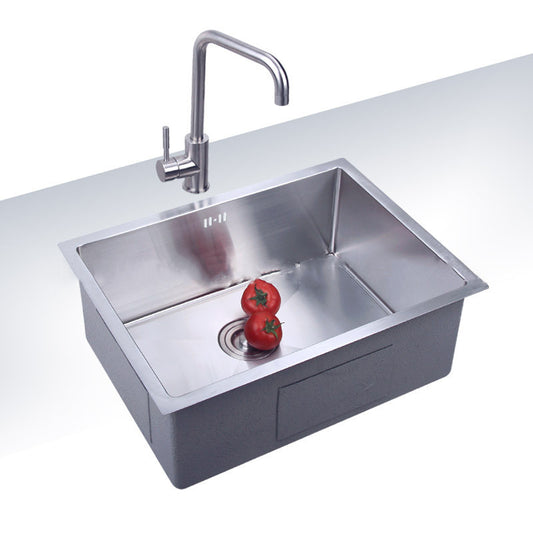 Fregadero de Acero Inoxidable 304 con Esquinas Redondeadas para Cocina Profesional
