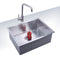 Fregadero de Acero Inoxidable 304 con Esquinas Redondeadas para Cocina Profesional