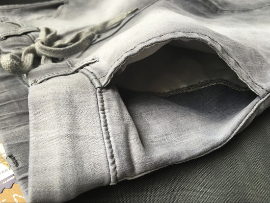 Pantalones Deportivos Elásticos Grises Talla Grande para Mujer - Image 4