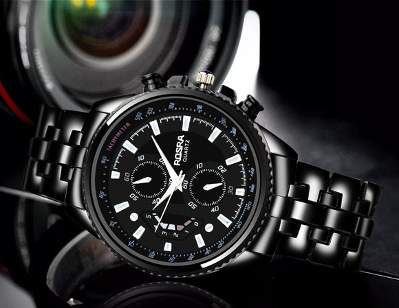 Reloj de Cuarzo para Hombre con Pulsera de Acero Inoxidable