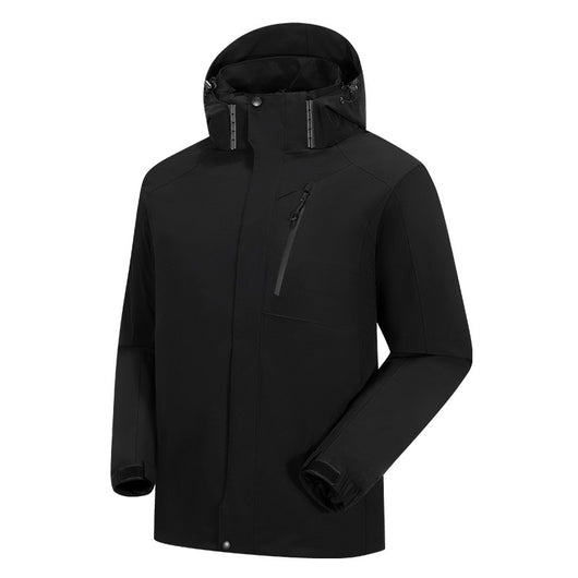 Chaqueta Acolchada 3 en 1 de Plumón de Pato Blanco para Parejas - Image 3