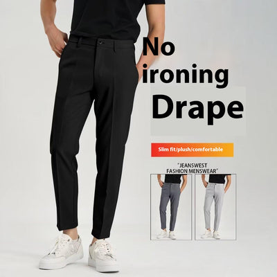 Pantalones Casuales con Cintura Ajustable Tendencia Hong Kong