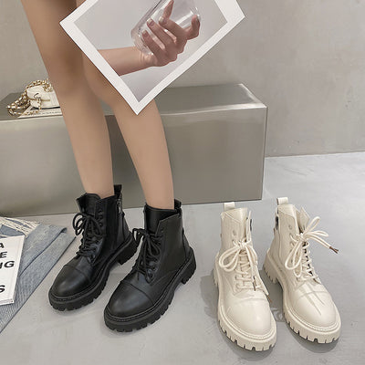 Botines Británicos para Mujer con Tacón Grueso - Image 9