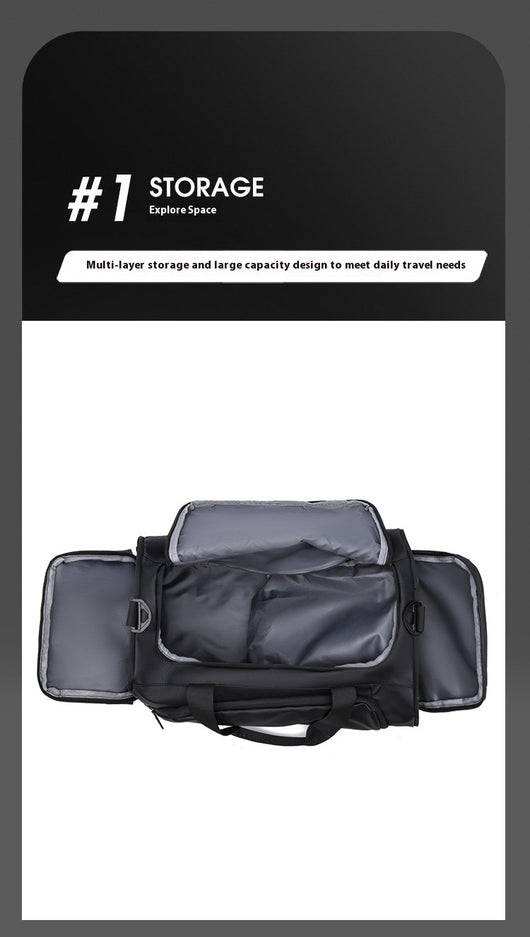 Mochila de Viaje Multifuncional con Compartimento Seco-Húmedo Gran Capacidad - Image 13