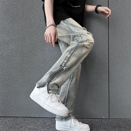 Jeans Holgados para Hombre con Cierre Lateral - Colección Primavera Verano
