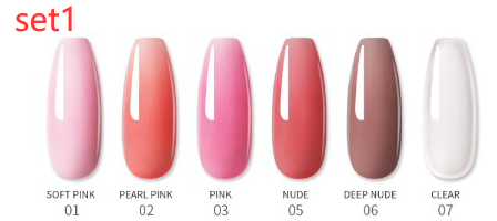 Set de Pegamento Extensión de Uñas en Gel Cristal Sólido - Image 10