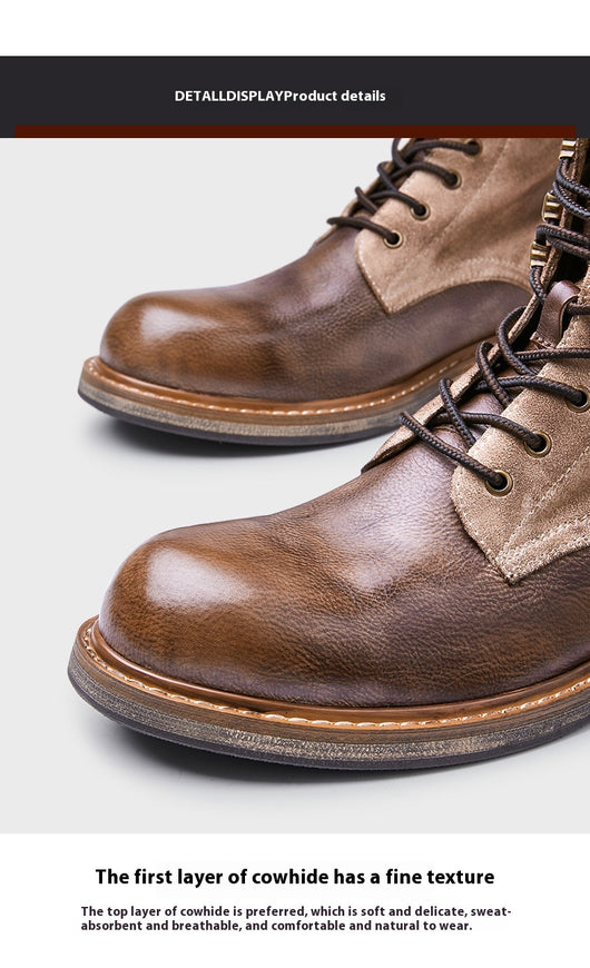 Botas Martin Retro Gruesas para Primavera y Otoño - Image 14