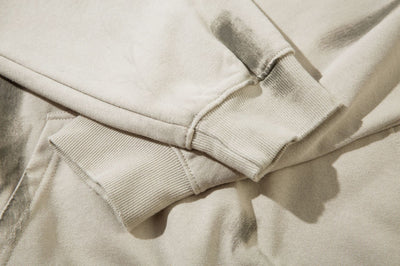 Sudadera con Capucha Estilo Urbano Letras Desgastadas Americana - Image 15