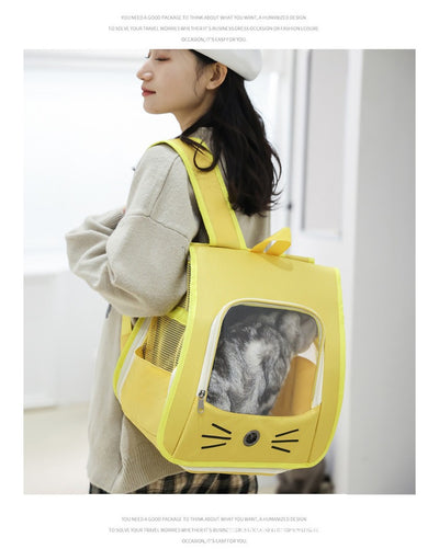 Mochila Transportadora para Gatos y Perros Pequeños - Bolsa Respirable Portátil - Image 22