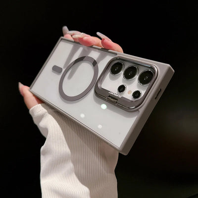 Funda Magnética para Celular con Marco de Lente y Soporte Metálico - Image 7