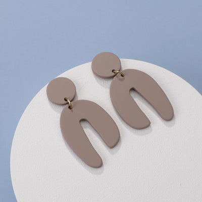 Aretes de Arcilla Cerámica con Acabado Goma Cremosa - Image 22
