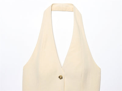 Chaleco Elegante Slim Fit sin Mangas con Tirantes Ajustables - Image 9