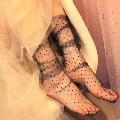 Calcetines con Malla de Lunares - Comodidad y Estilo - Image 15