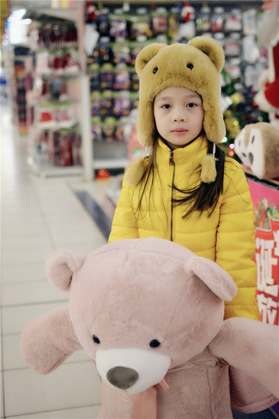 Gorro Infantil de Piel de Conejo Rex - Diseño Fashionable y Adorable - Image 15