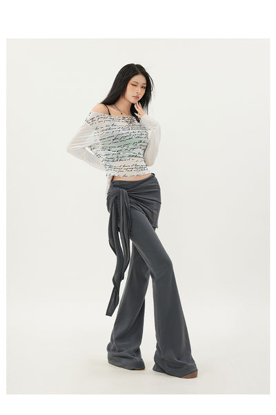Pantalones Acampanados Cintura Baja Slim Fit - Image 26