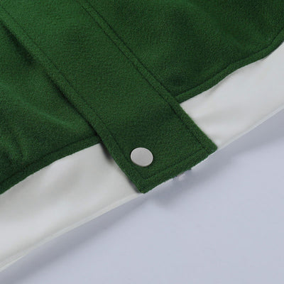 Chaqueta con Cierre de Contraste y Bordado en Solapa - Image 12
