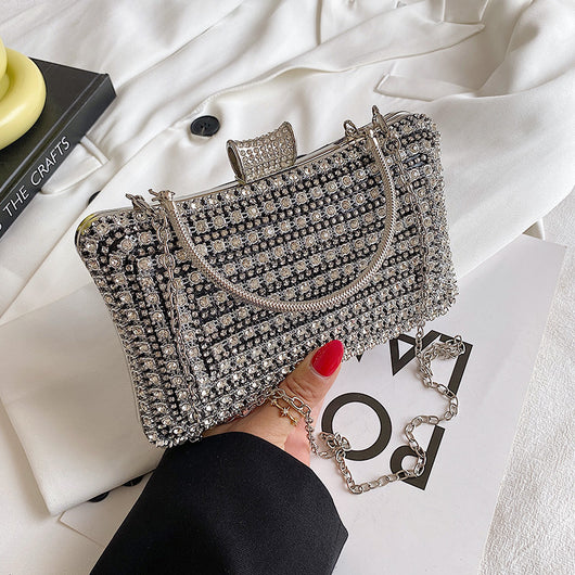 Bolso Mensajero Cuadrado Brillante para Fiestas y Eventos - Image 12