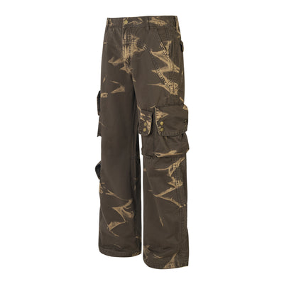 Pantalones Cargo Rectos Oversized Estilo Retro Otoñal - Image 30
