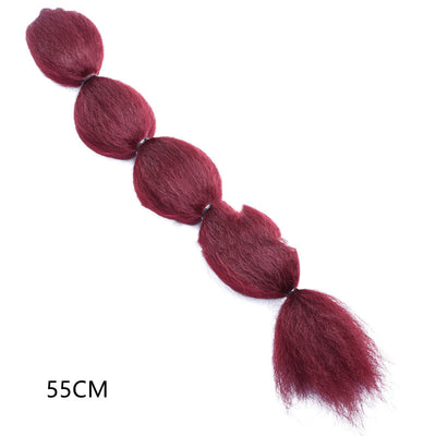 Cola de Caballo Larga Efecto Burbuja - Peluca Voluminosa para Mujer - Image 6
