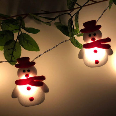 Guirnalda LED Navideña con Muñecos de Nieve y Copos de Nieve - Image 12