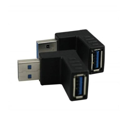 Adaptador USB 3.0 Macho a Hembra en Ángulo de 90° (Izquierda y Derecha) - Image 8