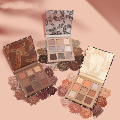 Paleta de Sombras 9 Colores - Larga Duración y Fácil de Aplicar