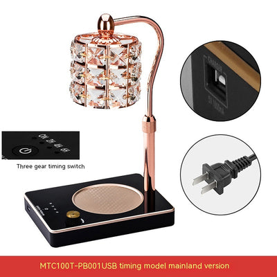 Lámpara de Aromaterapia Estilo Coreano con Difusor de Cera Ajustable - Image 2