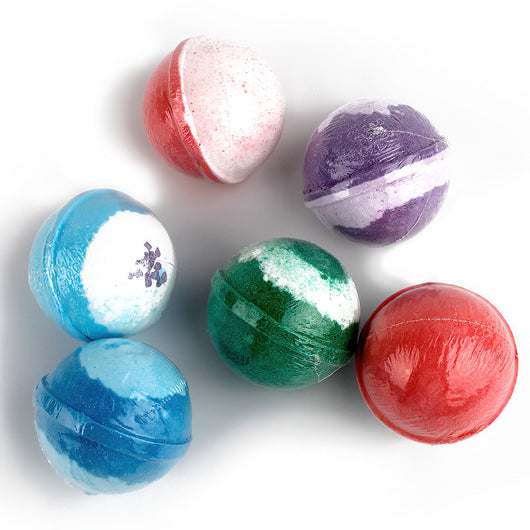 Orange pet bath bomb with white speckles, designed for cat and dog bathing and grooming. - Image 8