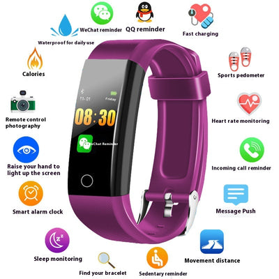 Pulsera Deportiva Inteligente Monitor de Presión Arterial y Frecuencia Cardíaca - Image 6