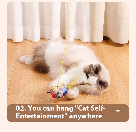 Juguete Interactivo para Gatos con Pájaro Cantante y Movimiento - Image 18