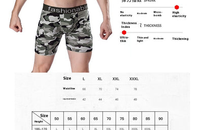 Boxers Largos de Algodón con Estampado Camuflaje para Hombre - Image 10