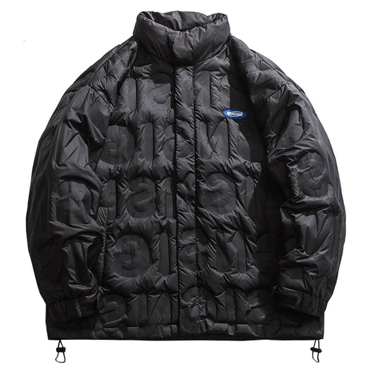 Chaqueta de Plumón Grueso Holgada para Invierno Hombre