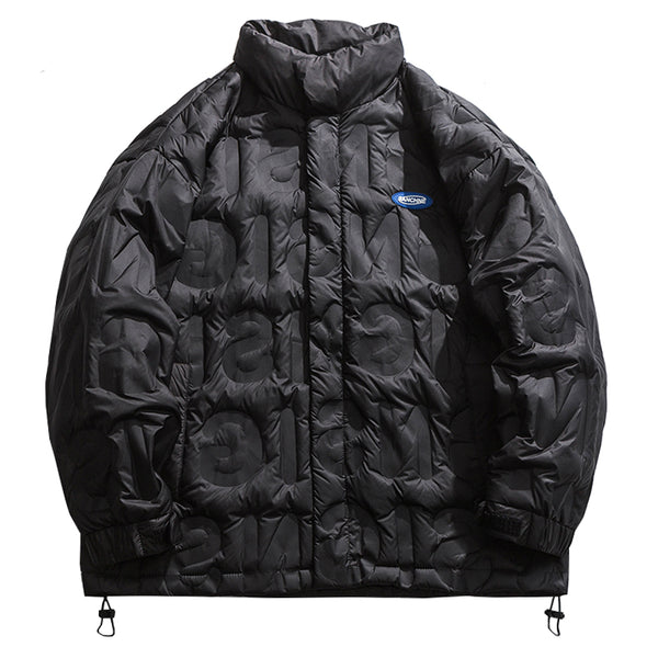 Chaqueta de Plumón Grueso Holgada para Invierno Hombre
