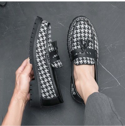 Zapatos de Cuero con Flecos para Hombre - Slip-on Versátil - Image 12