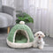 Casa Cama Semiencerrada para Perros y Gatos