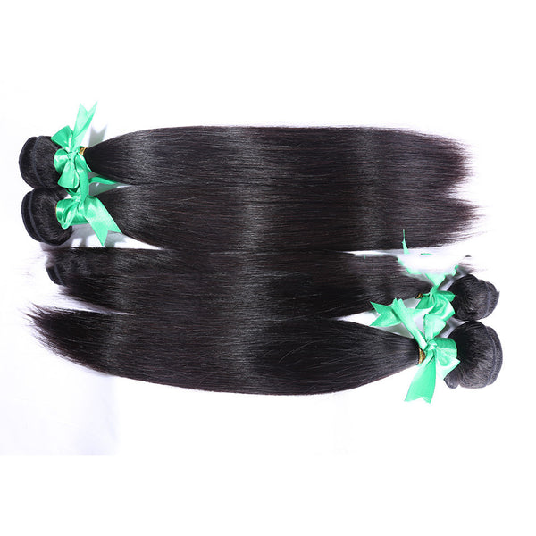 Cabello Indio Liso Natural 100% Cabello Humano Virgen