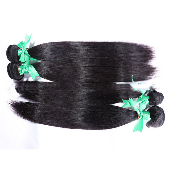 Cabello Indio Liso Natural 100% Cabello Humano Virgen
