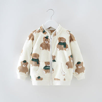 Abrigo Estilo Vaquero Franela para Niños - Image 22