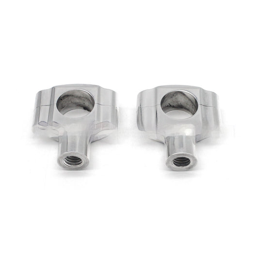 Manillar Universal de Diámetro Ajustable para Motos - Acabado Plateado - Image 14