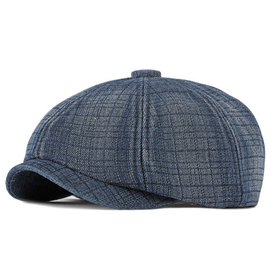 Boina Octagonal Denim Lavado Primavera Otoño - Image 14