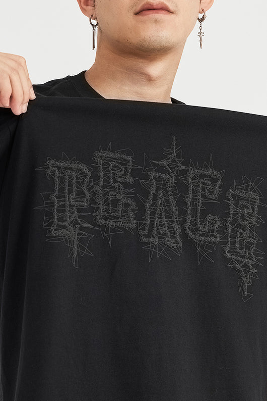 Camiseta Holgada Estampado Foam Puff para Hombre - Image 15