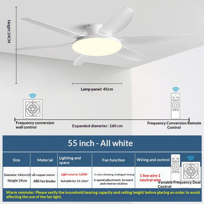 Ventilador de Techo con Luz LED para Sala y Comedor - Image 9