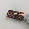 Billetera Larga con Cierre Estampado Lirio Hawaiano Leopardo Multicolor