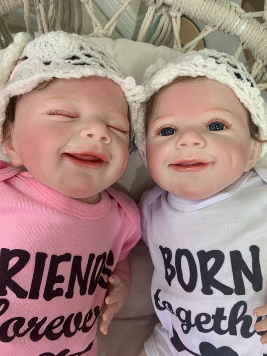 Muñeca Bebé Reborn Gemelas con Detalles Realistas - Image 12