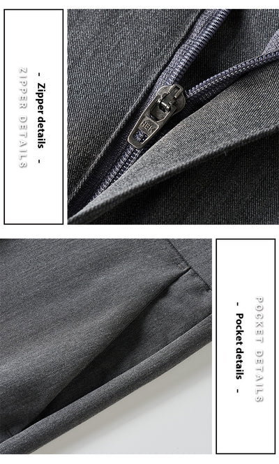 Pantalones Casuales Elásticos Slim Fit Lujo Ligero para Hombre - Image 26