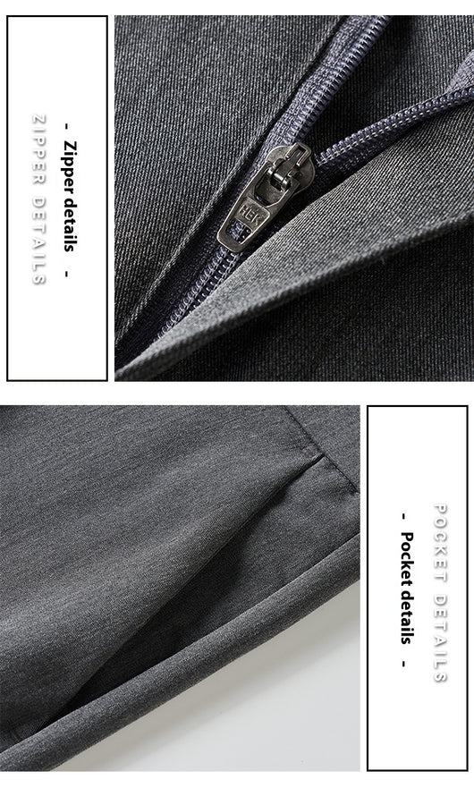 Pantalones Casuales Elásticos Slim Fit Lujo Ligero para Hombre - Image 26