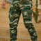 Calças Cargo Camufladas Masculinas com Vários Bolsos