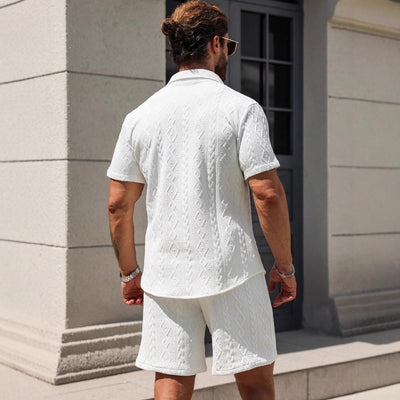 Camisa Casual Suelta de Manga Corta para Hombre - Image 3