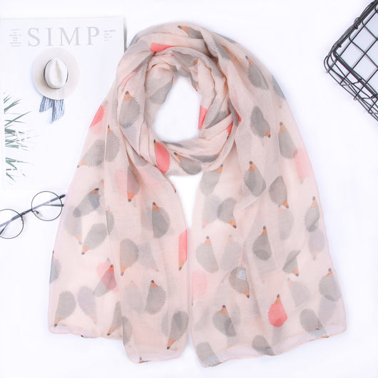 Pañuelo Parisino con Estampado de Erizos - Image 15